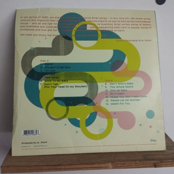 She & Him - Melt Away A Tribute To Brian Wilson Green Colored Vinyl - Picture 6 of 6